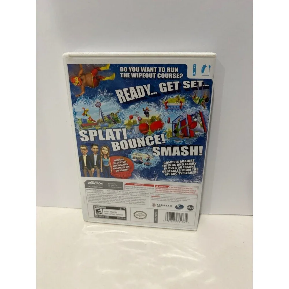 Wipeout The Game Nintendo Wii 2010 Complete CIB Tested Working ABC Activision